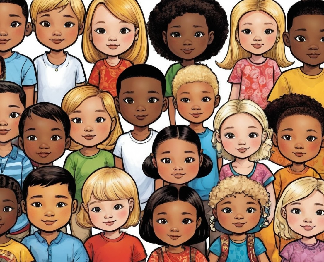 Diverse children representations